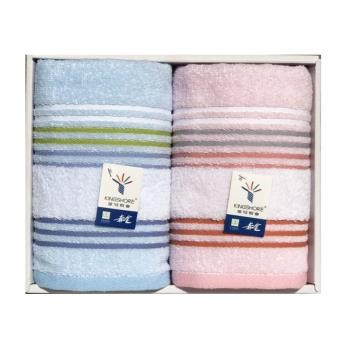 金号 风尚 2条装毛巾礼盒